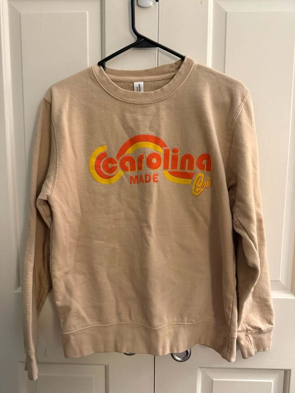 Just Hoods AWDis Carolina Made '23 Retro Graphic Crewneck Sweatshirt
